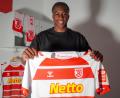 Bild: Gschlößl/SSV Jahn
Mansour Ouro-Tagba trägt künftig das Jahn-Trikot.