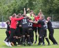 Bild: kro
Ausgelassen feierten sie Spieler der (SG) FC Gerolzhofen/DJK Michelau (Unterfranken) ihren Sieg nach Elfmeterschießen gegen den FC Bayern.