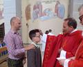 Bild: Matthias Baldauf/exb 
Ein großer Tag für insgesamt 59 Kinder: die Firmung in der Dreifaltigkeitskirche.