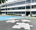 Bild: Gabi Schönberger
Der 8000 Quadratmeter große Pausenhof der Hans- und Sophie-Scholl-Realschulen wird mit einem Neubau kleiner werden.