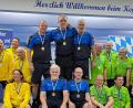 Bild: sga/exb
Die Ü50-Kegler des SKV Hirschau sind bayerischer Meister: Hinten von links: Manfred Kirschner (TSV Kümmersbruck), Claus Rösch (RW Hirschau), Jens Paukstadt (RW Hirschau). Vorne von links: Jürgen Stephan (FAF Hirschau), Jürgen Wenzl (RW Hirschau).