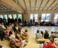 Bild: gri
Mit einer kindgerechten Andacht feierte der Kindergarten St. Walburga in Lintach sein 25-jähriges Bestehen.