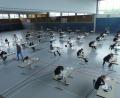 Bild: rn
Für 48 Absolventen der Wirtschaftsschule	begann in der Mehrzweckhalle der Prüfungsendspurt.