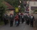 Bild: mrr
Den viel umjubelten Festzug zum 70-jährigen Bestehen führt die Schützengesellschaft Edelweiß Wolfsbach als Jubilar an. 36 Vereine reihen sich ein.