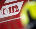 Symbolbild: Sebastian Gollnow/dpa
"112" steht auf einem Einsatzwagen der Feuerwehr.