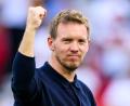 Bild: Tom Weller/dpa
Bundestrainer Julian Nagelsmann jubelt nach dem Spiel.