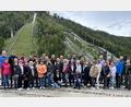 Bild: mor/exb
Bei der JU-Revival-Tour nach Slowenien wurde auch das Nordische Zentrum Planica mit den Skisprungschanzen besucht.