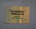 Archivbild: jr
2017 wurde der neue Hochbehälter des Wasserzweckverbands Pfaffenreuther Gruppe in Betrieb genommen, wie dieses Schild im Eingangsbereich zeigt.