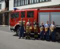 Bild: Jugendfeuerwehr Tirschenreuth/exb
Maximilian Sladky (von links), Jugendwart Sebastian Rosnitschek, Thomas Beimler, Leonie Würner, Emma Peter und Sina Burkhard schafften Brutplätze für Vögel.