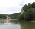Bild: pi
Ein Blick zum Kloster Weltenburg.
