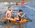 Archivbild: rgr
Am Samstag, 29. Juni wird das traditionelle "Sautrogrennen" auf dem Stadtweiher ausgetragen