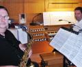 Bild: ld
Organist Andreas Merl und Saxofonist Johannes Doleschal präsentierten in Brand ein sehr vielfältiges und abwechslungsreiches Programm.