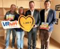Bild: Landkindergarten Trausnitz/exb
Bei der Spendenübergabe (von links): Karl Lang, Sabine Maderer, Bernhard Werner und Martin Schwandner.