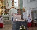 Bild: Franz Völkl
Pfarrer Norbert Götz zelebriert den Festgottesdienst.