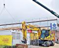 Bild: ld
Die Arbeiten am Netto-Markt sind im Zeitplan.