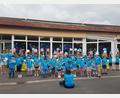 Bild: Kerstin Münchmeier/exb
Ein Mitmach-Fest mit Spendenlauf stand kürzlich an der Grundschule in Bad Neualbenreuth an.