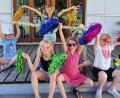 Bild: Annika Pankotsch/exb
Im Rahmen der Veranstaltungsreihe Landkultur Waldthurn studieren die "Tanzkids" ein Programm ein, das sie zum Bürgerfest in Waldthurn zeigen werden.