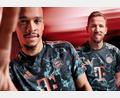 Bild: -/FC Bayern München/dpa
Diese Trikot tragen die Bayern-Stars 2024/2 auswärts.