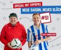 Bild: Marina Gube
Super drauf sind Faktenschecki und Tracer (mit Schnauzer). Ist ja auch kein Wunder, die Saison im Amateurfußball geht wieder los. Und wie jedes Jahr beginnen sie und Sportredakteur fabian Leeb mit dem großen Meistertippspiel.