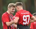 Bild: A. Schwarzmeier
Die SC-Spieler Daniel Ettl (links) und Nico Argauer (rechts) freuen sich auf den Saisonauftakt gegen den SSV Eggenfelden.