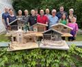 Bild: Reinhard Heldmann/exb
Das Bild zeigt von links nach rechts: Vorsitzender Reinhard Heldmann, Michaela Seitz, die Helfer Otto Weber, Harald Reitmeier, Rudi Braun und Ronny Hog, Stephan Weiß, Bernhard Blödt, Helfer Hans Zangl, Helmut Braun und Doris Bauer mit ihren Kindern Pia und Bastian.