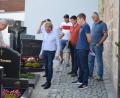 Bild: bnr
Im Friedhof von Willhof stehen Instandsetzungsarbeiten an. Vor Ort machte sich der Gemeinderat ein Bild von den Schäden.