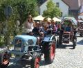 Bild: jr
Immer ein Hingucker ist die Ausfahrt der Bulldogs, die auch über den Konnersreuther Marktplatz führt.