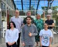 Bild: A. Kramer/exb
Hinten von links nach rechts: Mattias Rudolph (9b), Achim Herbolzheimer (9a), Maria Treml-Paskowski (10b), Franz Hehenberger (M10). Vordere Reihe von links nach rechts: Lina-Marie Petricigk (9b), Marcel Lukas (9a) und Lalitphat Molnár (10b)