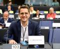 Bild: Martin Lahousse/exb
Christian Doleschal im Europaparlament.