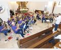 Bild: whü
Der Leitende Landesposaunenwart Dieter Wendel (rechts) dirigierte den Posaunenchor. Zum Jubiläum hatte der Kirchenmusikdirektor eigens ein neues Werk komponiert.