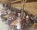 Bild: Inge Härtl/exb
Rund 150 Gäste kamen zur jüngsten Sitzweil in den Schafferhof.