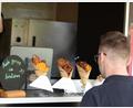 Archivbild: brü
Mal was anderes: Schnitzel in der Waffel. Am Wochenende gibt es viel zu probieren beim Foodtruck-Festival am Amberger Dultplatz.