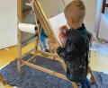 Bild: Laureen Bauer/exb
Mit voller Konzentration bei der Sache. Die Kinder ließen ihrer Kreativität freien Lauf.