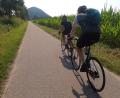 Symbolbild: Sebastian Hanauer
Zwischen See und Förrenbach bei Happurg ist ein 34-Rennradfahrer, der dort mit einem Begleiter unterwegs war, in einer Kurve von der Straße abgekommen und wegen zu hoher Geschwindigkeit gestürzt.