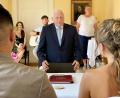 Bild: Gerhard Götz
Der Gutenecker Bürgermeister Johann Wilhelm ist ein gefragter Standesbeamter.