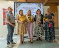 Bild: wbe
Konrektor Christian Hahn, Studienrätin der Grundschule Martina Hummel, Lehrerin Lisa Saradeth, Schulleiterin Andrea Dechant und die Koordinatorin der Ganztagsschule, Birgit Specht.