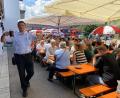 Bild: aub
Besonders am Sonntagmittag haben die Feuerwehrler alle Hände voll zu tun, ihre Gäste zu bewirten.