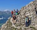 Bild: Rainer Rahn
Josef Kunz, Christa Watzke und Tourenführer Rainer Rahn (hinten), Edith Thurner, Gerhard Glöckner und Michaela Veit (von links) unterwegs auf dem Freihungen-Höhenweg.