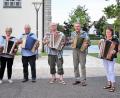 Bild: rgr
Die „Zieh-Harmonie“-Gruppe des Musikvereins mit Lilia Gette (links) bei einem ihrer letzten Auftritte bei der Generalversammlung.