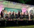 Bild: exa
Die Steinwaldmusikanten, besetzt mit neun Frauen und zwölf Männern, unter der Leitung von Dirigent Johannes Hecht zeigten ihr musikalisches Können.