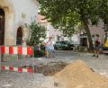 Bild: Wolfgang Steinbacher
Wasserrohrbruch in der Paradiesgasse.