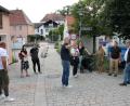 Bild: bjp
Ingenieur Michael Wagner (Mitte) erläuterte den Stadtverantwortlichen den Fortgang der Bauarbeiten in der oberen Altstadt.
