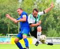 Bild: Thomas Schrems
Der Pechbrunner Timo Hollmann (rechts) wird von Jan Albert (TSV Arzberg-Röthenbach) geblockt.