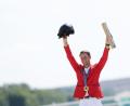 Bild: Rolf Vennenbernd/dpa
Christian Kukuk holte die vierte deutsche Reiter-Goldmedaille in Paris.