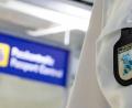 Symbolbild: Daniel Löb/dpa
Das Brust-Emblem der Bayerischen Grenzpolizei.