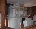 Bild: hdk
Die älteste erhaltene Orgel von Paulus Götz steht in der Kürmreuther Kirche. Elsbeth Maderer spielt sie regelmäßig.