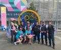 Bild: tok
Der Neustädter Polizist Thomas Kreuzer geht bei den Olympischen Spielen in Frankreich zusammen mit Kollegen aus Baden-Württemberg, Frankreich, Belgien und Spanien in Lille vor dem Stadion auf Streife.
