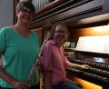 Bild: Kunz
Alexandra Reger und Stefan Schultes in der Josefskirche.