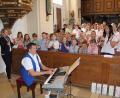 Bild: boj
Unüberhörbar war das Singen und Klatschen der Kinder beim Wortgottesdienst zur rhythmischen Musik von Martin Martzak.