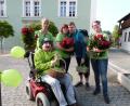 Bild: exb
Jede Menge Rosen bescherten Bewohner und Mitarbeiter des Jägerhofs den Kunden, die am Wochenende unterwegs waren.